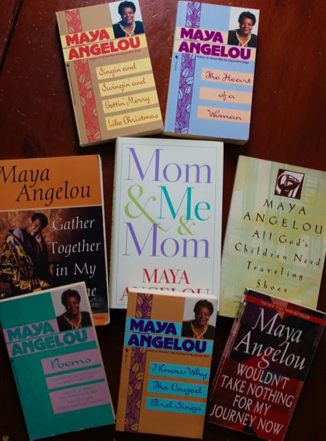 My collection Maya Angelou's books