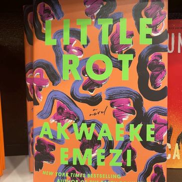 Little Rot by Akwaeke Emezi on bookstore shelf