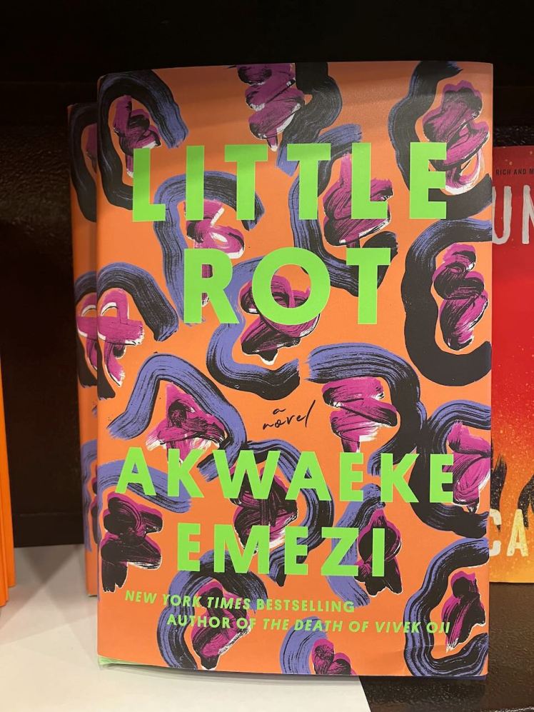 Little Rot by Akwaeke Emezi on bookstore shelf